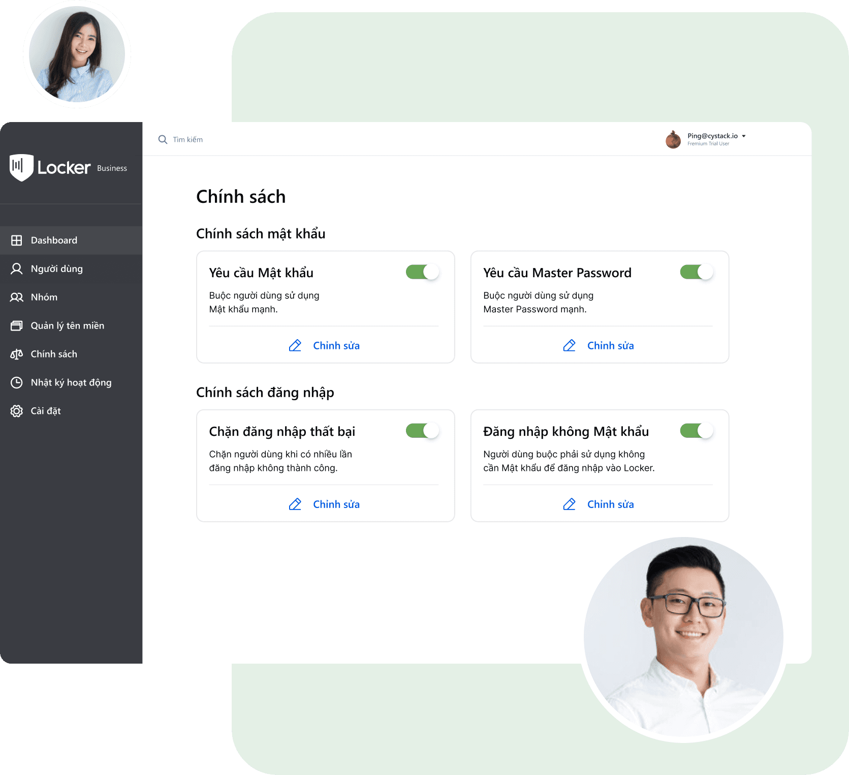 Quản lý mật khẩu dễ dàng