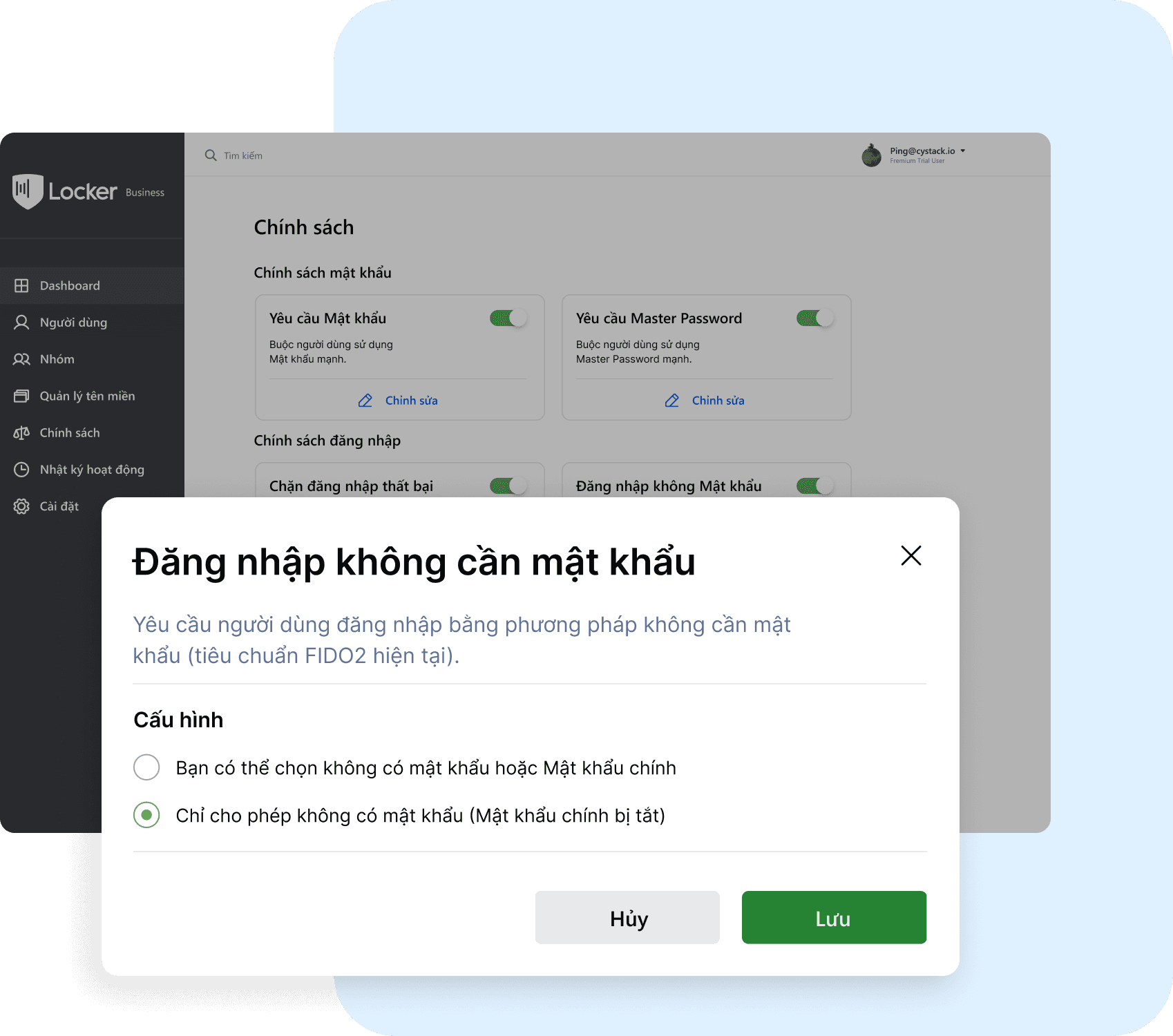 Tiến gần hơn đến tương lai không mật khẩu