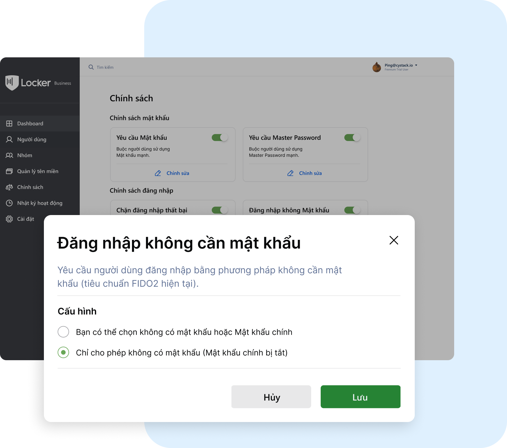 Tiến gần hơn đến tương lai không mật khẩu